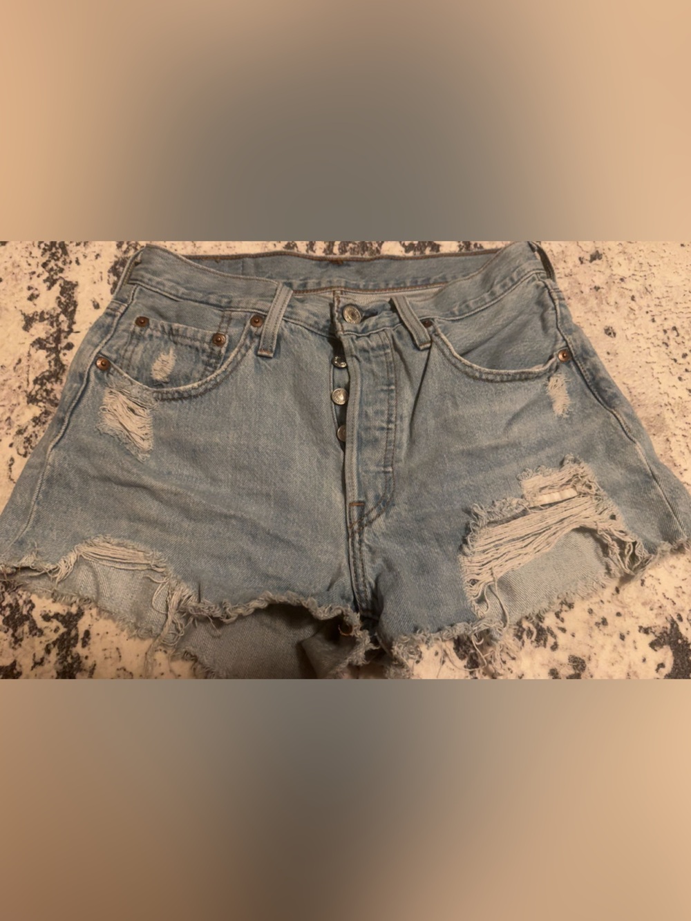 501 woman’s Levi shorts pickup